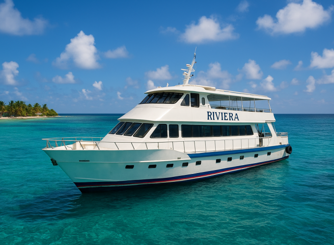 Atardecer En La Bahía – Barco Riviel – Regular – San Andrés