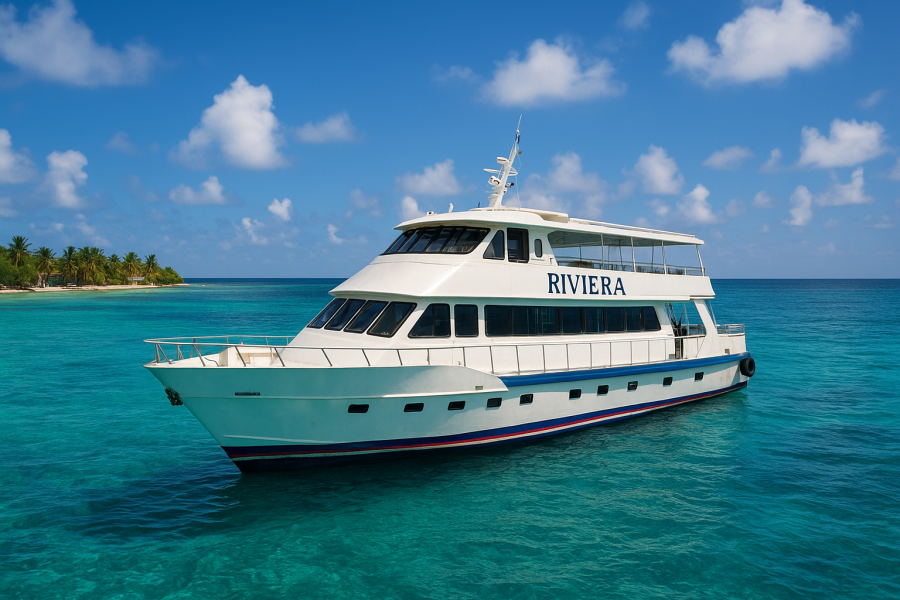 Atardecer En La Bahía – Barco Riviel – Regular – San Andrés